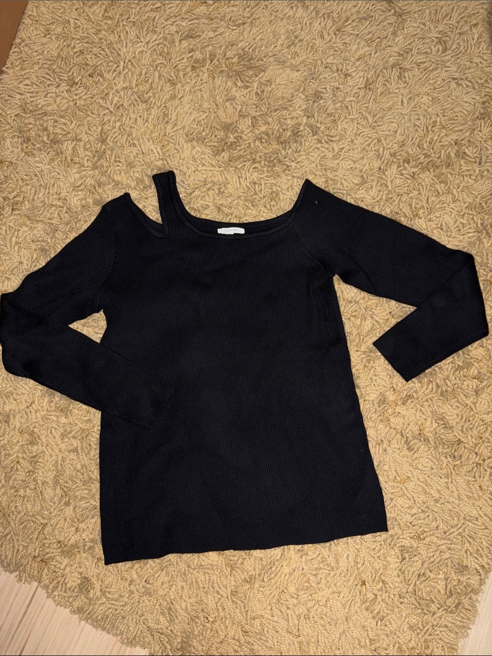 Maurices Black Off-the-Shoulder Sweater super cute style